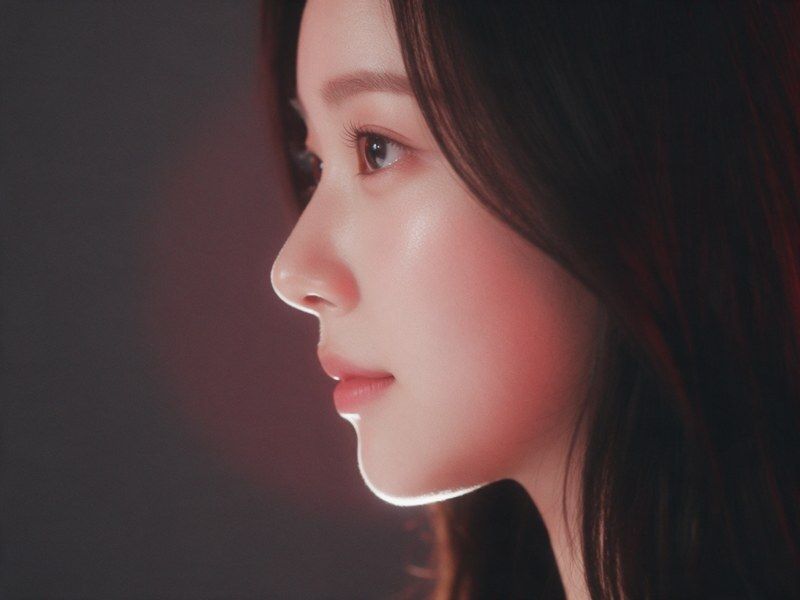 Chin area refined with Restylane filler