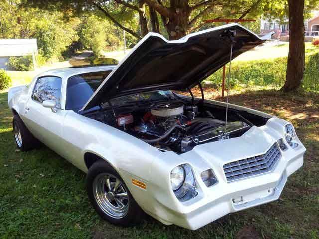 White Car with an Open Hood — Newark, OH — Eric’s Complete Auto Repair