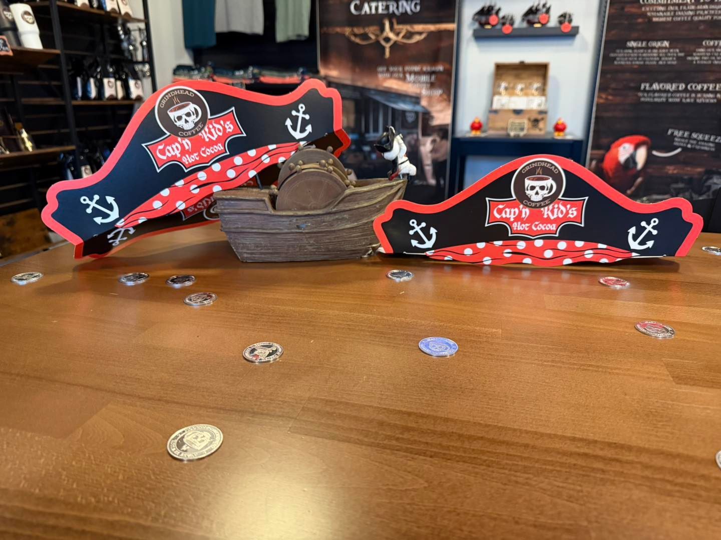 Two pirate-themed 