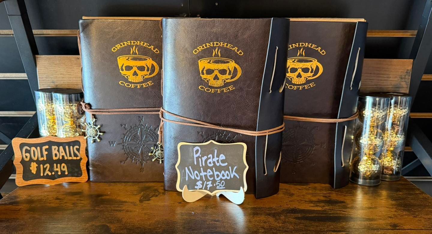 Three brown leather 