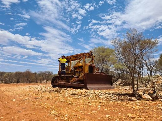 Tractor in the outback