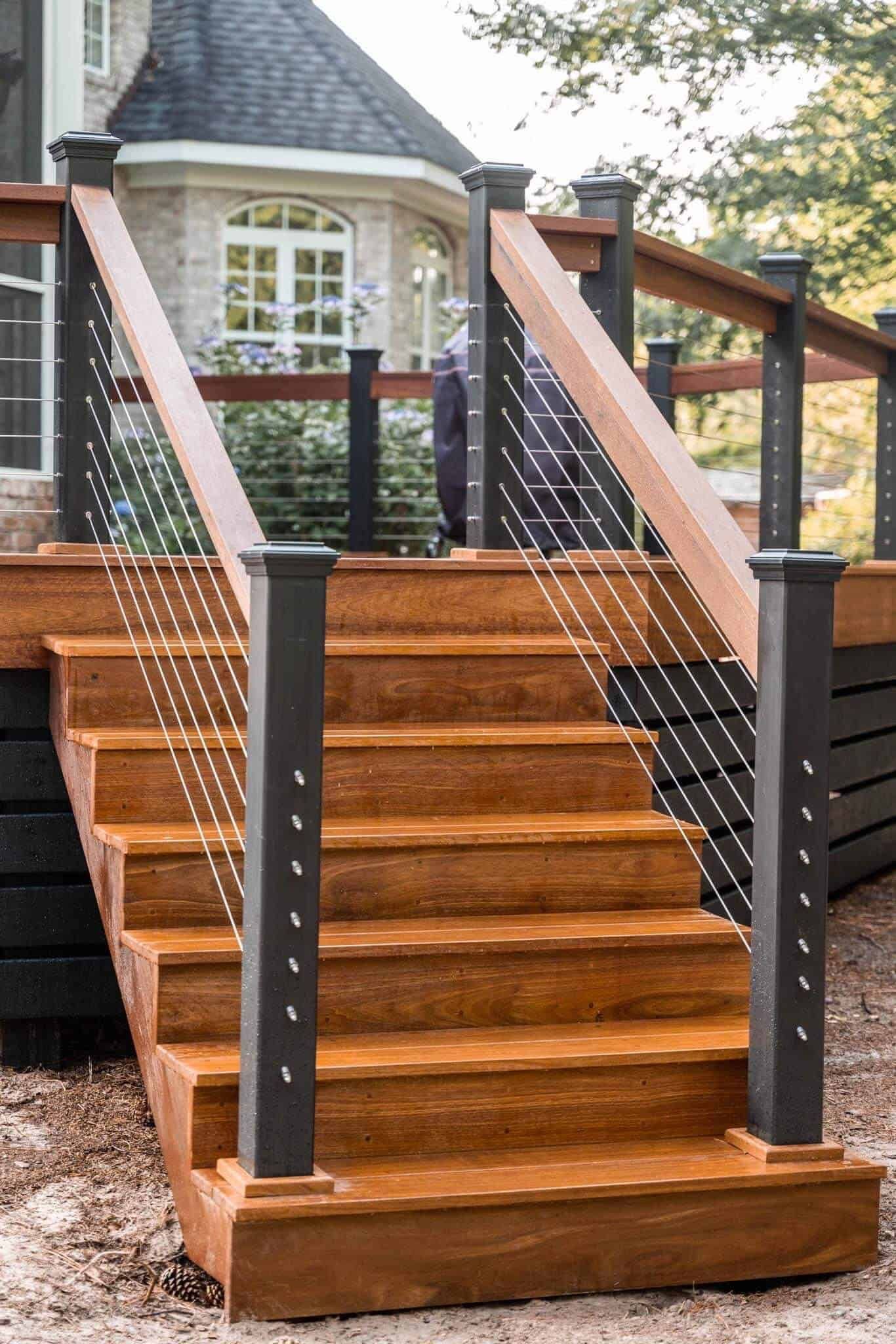 wire deck railings