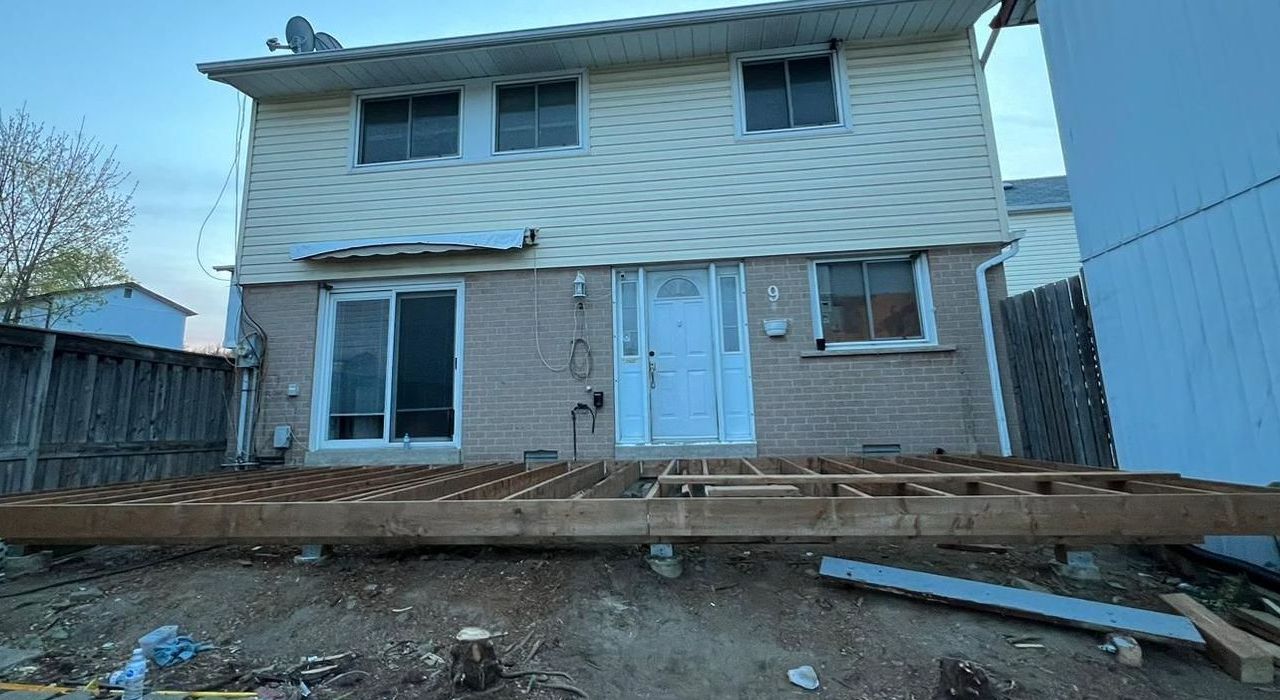non finished deck rare view