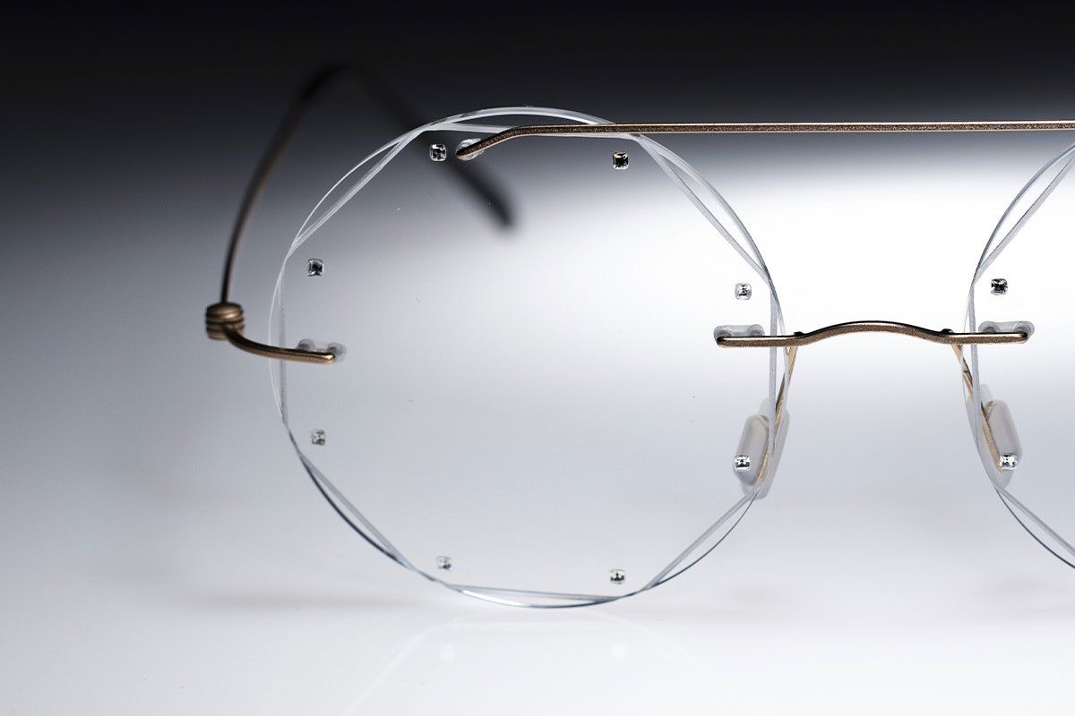 light round rimless glasses