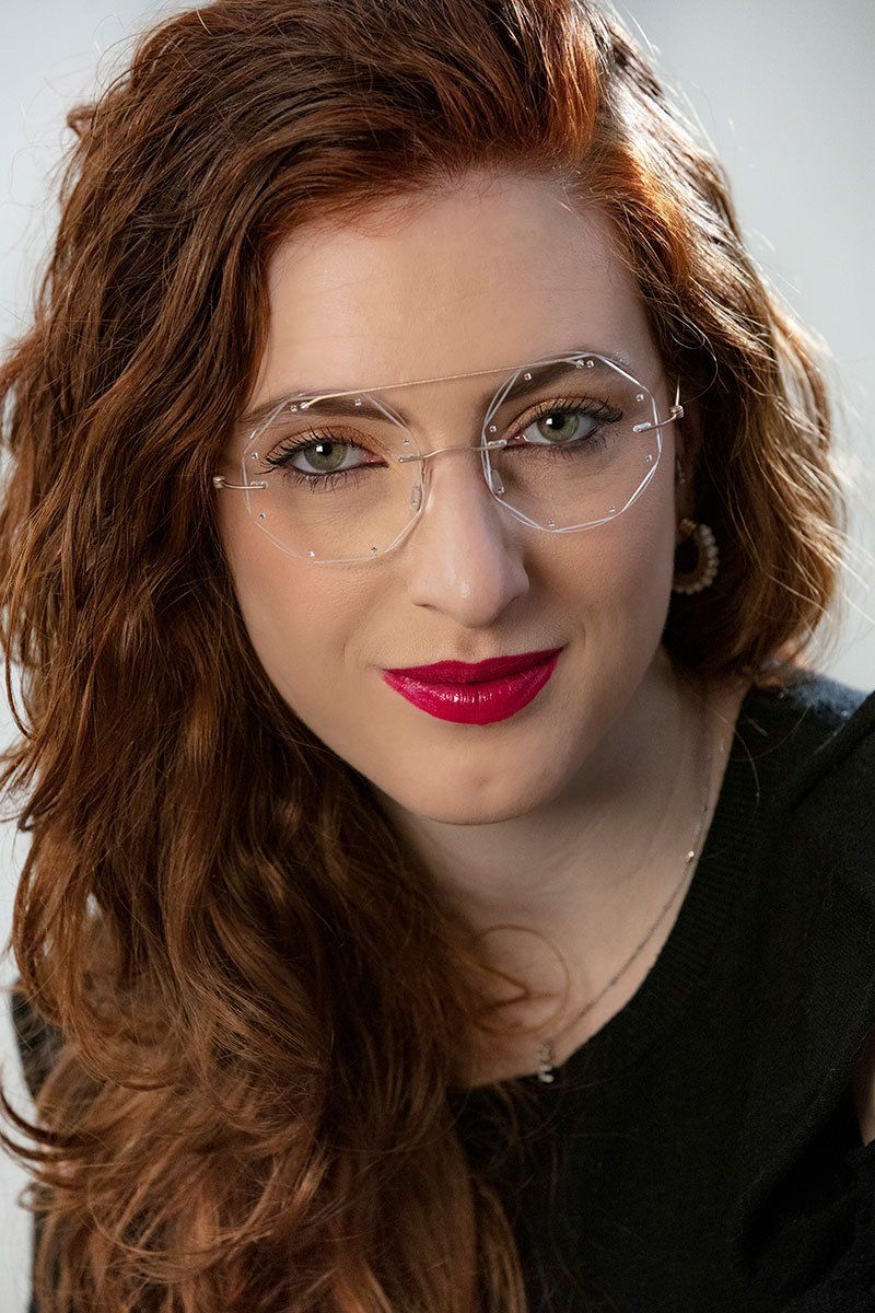 light titanium glasses