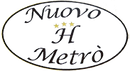 A logo for a hotel called nuovo hotel metro