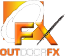 A logo for outdoor fx 
