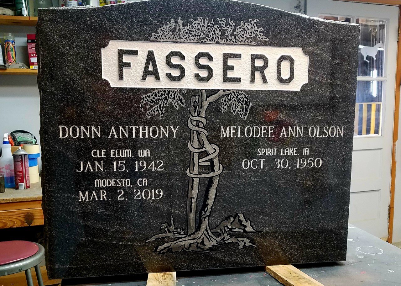 Upright Memorials Yakima, WA Midstate Monuments