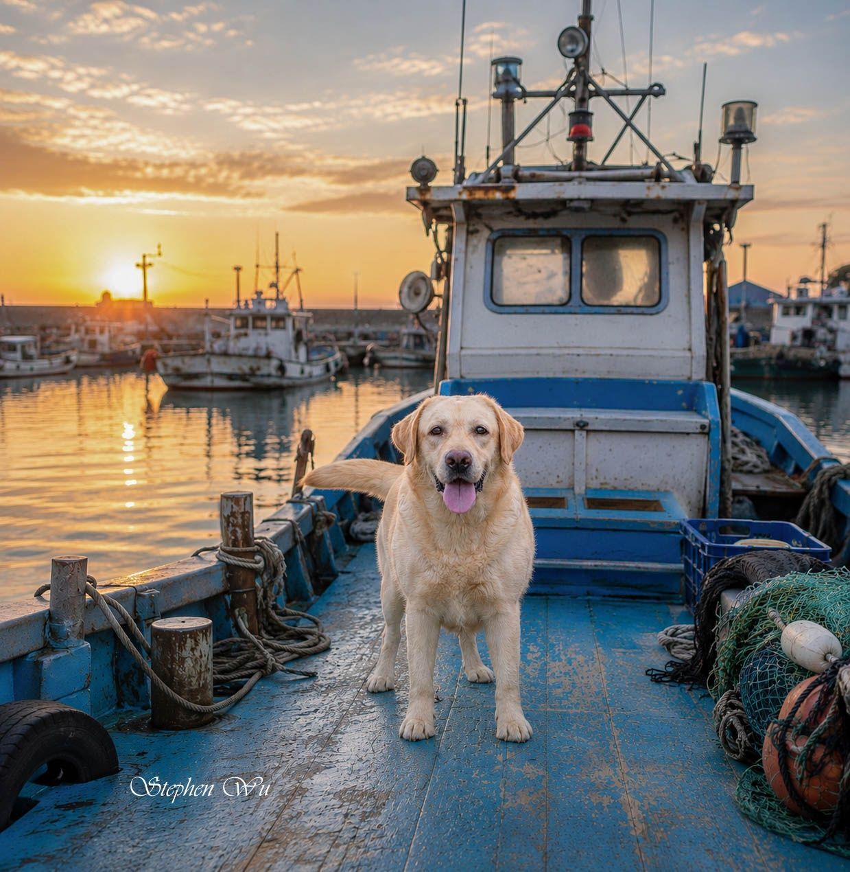 Better, a Labrador Retriever at Toptail Labradors.