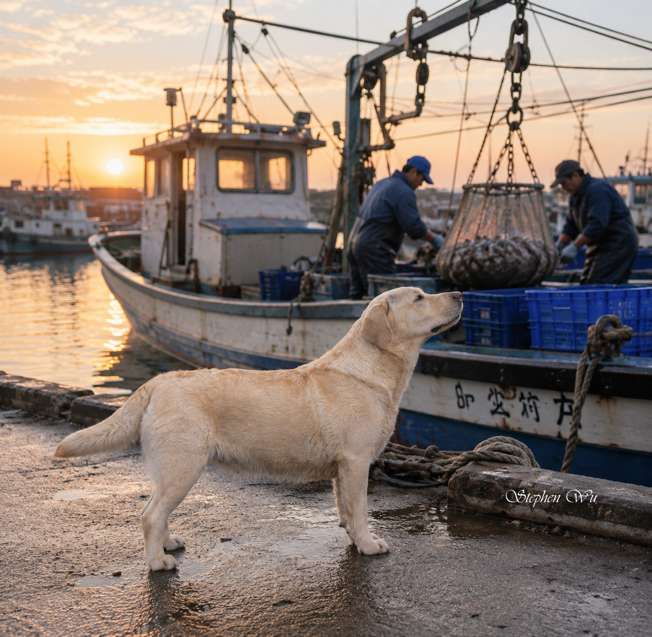 Better, a Labrador Retriever at Toptail Labradors.
