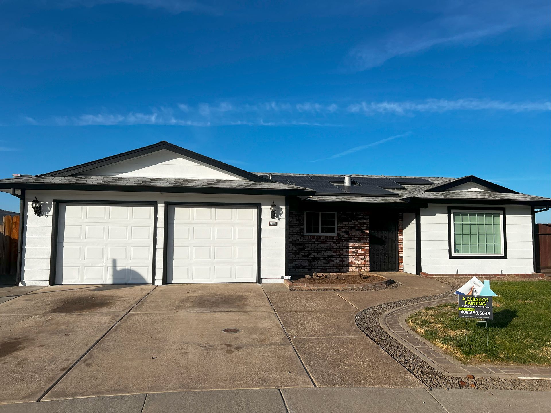 After Painting the House Exterior
