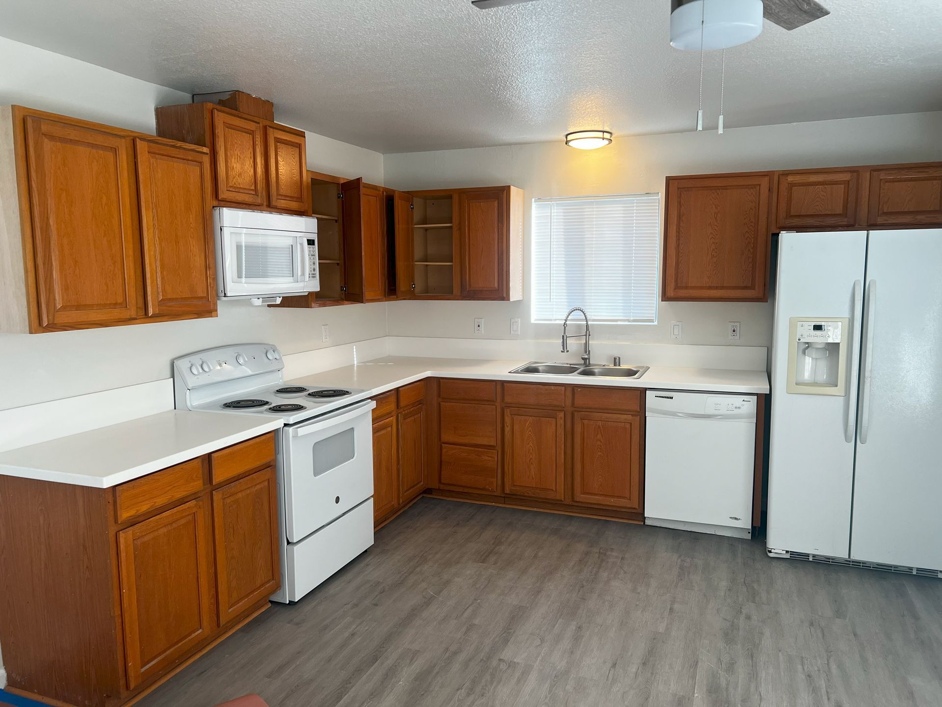 Before Painting Kitchen Cabinet