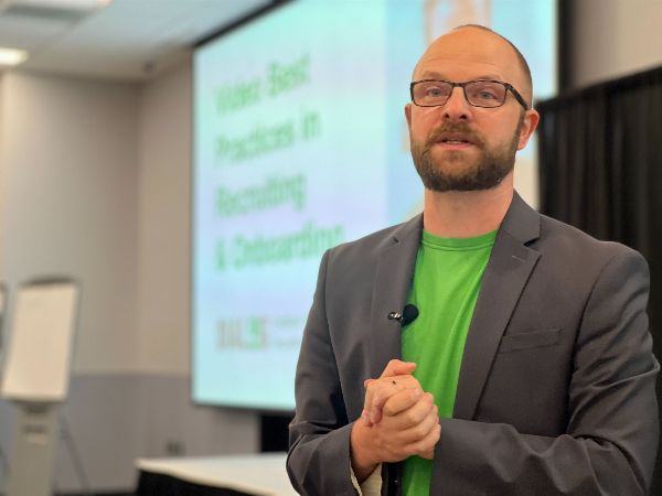 Photo of Justin Vajko, Principal and Founder of Dialog, a recruitment marketing company