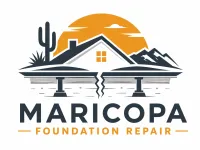 Logo with a black and yellow emblem and the words 