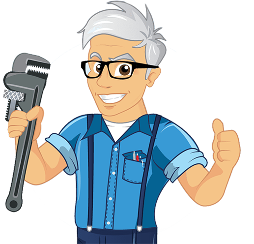Pioneer Plumbing & Heating logo mascot, a long-running Vancouver plumber