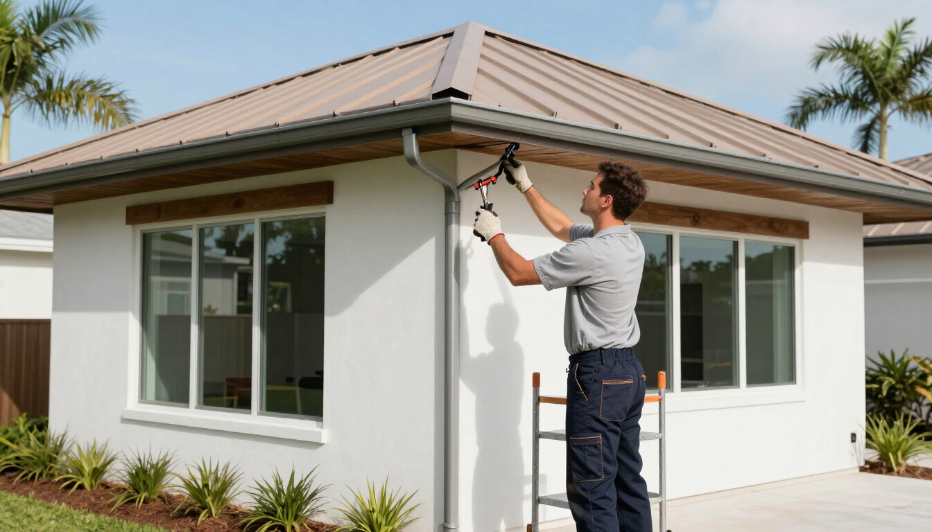 Professional gutter installation