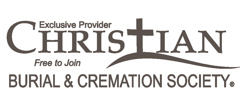 The logo for the christian burial and cremation society