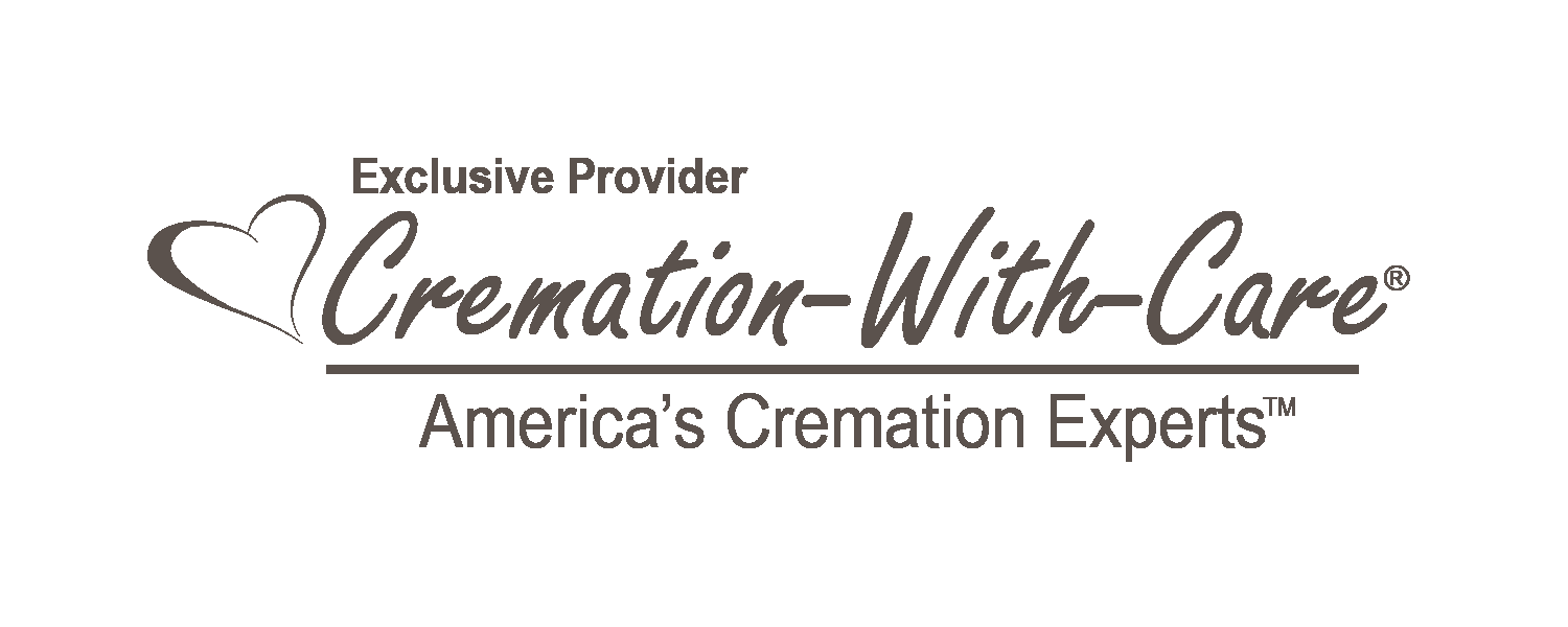 The logo for cremation with care is a exclusive provider of america 's cremation experts.
