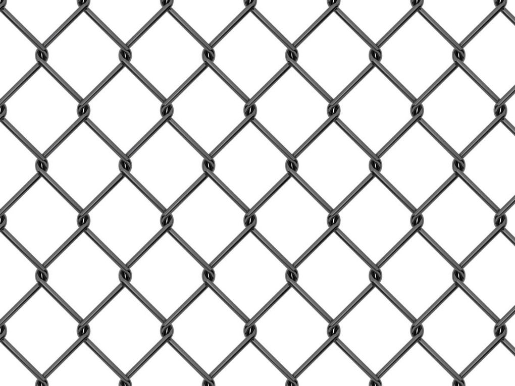 Example of chain link fencing mesh