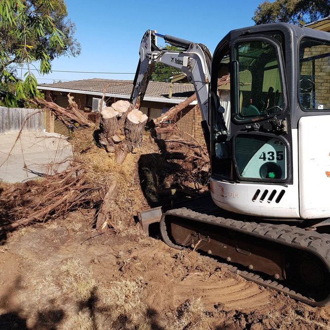 Excavator On The Construction Site — Blackwood SA — Blackwood Earthmoving Excavator On The Construction Site — Blackwood SA — Blackwood Earthmoving
