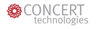 Concert technologies logo