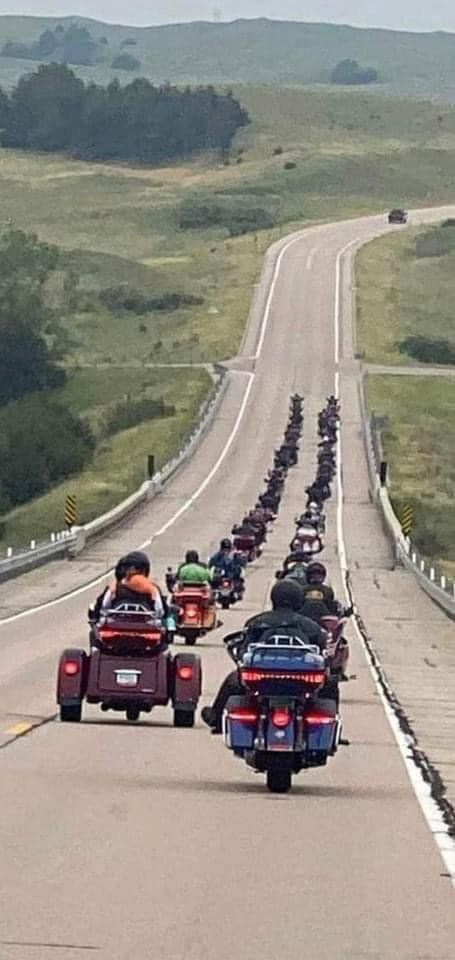 bikers on highway