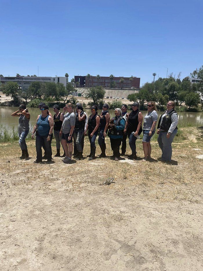 biker group photo