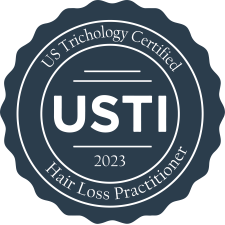US Trichology Certified Hair Loss Practitioner Logo