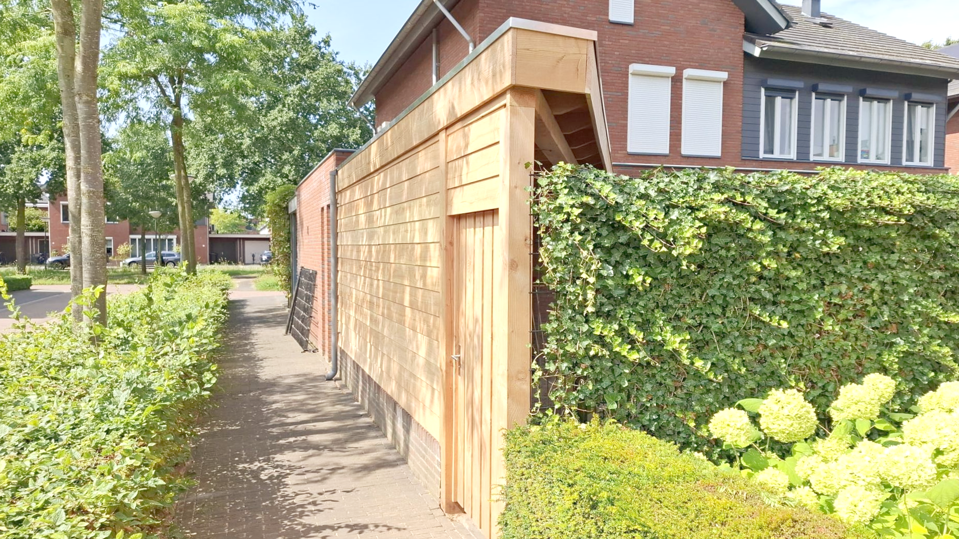 Schuine overkapping in Veghel | Smans Houtbouw