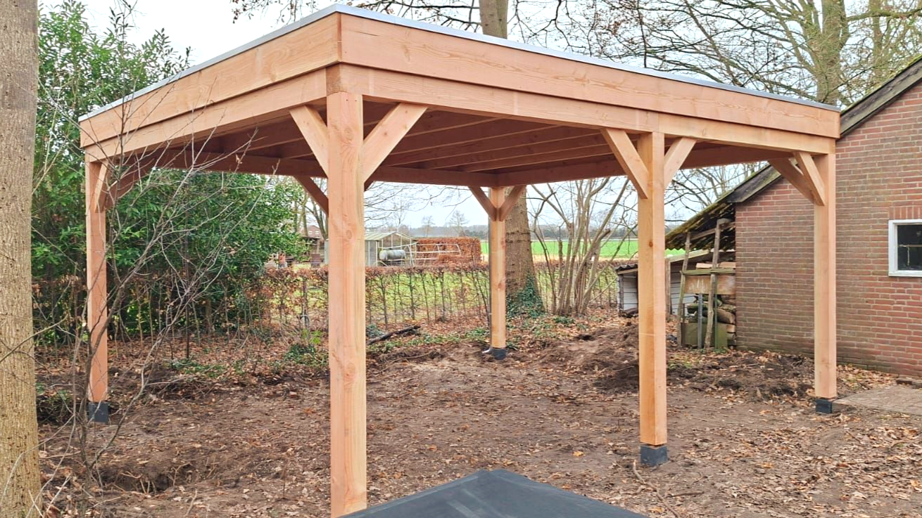 Carport 5x6 meter Esbeek | Smans Houtbouw