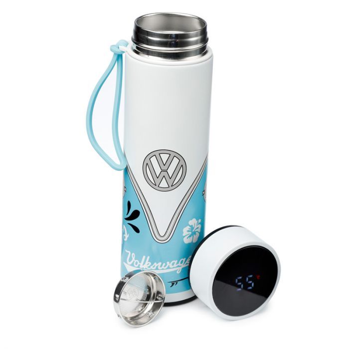 Thermosbeker, Thermosfles, warmhoud beker, warmhoud fles,, Volkwagenbus, VWT1, Hippiebus, retrobus