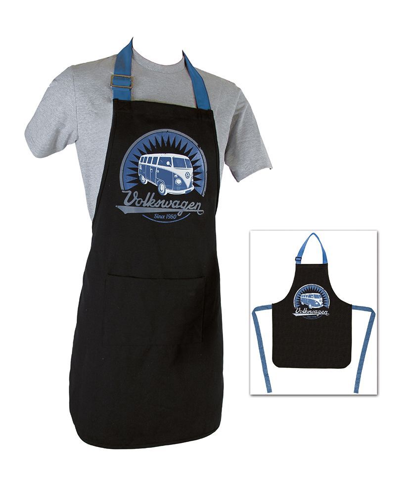 Volkswagen bus keukenschort VW T1 retrobus BBQ schort vaderdag moederdag verjaardagcadeau kerstcadeau