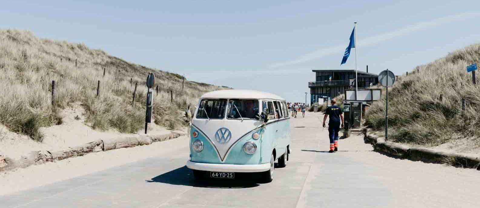 Volkswagen bus huren, Volkswagen T1, trouwvervoer, trouwauto, galavervoer, pensioen, vaderdag, moederdag, cadeau