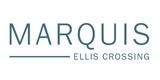 a logo for marquis ellis crossing is shown on a white background.