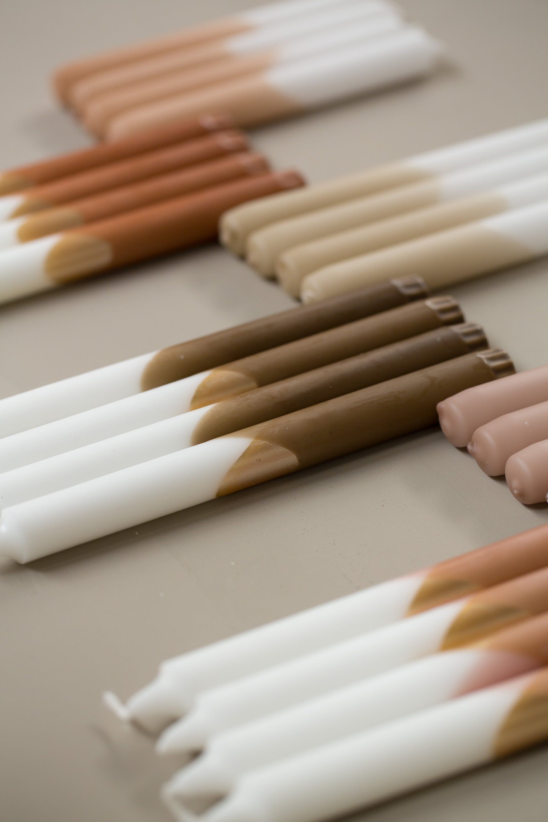 Rustik Lys - Cross Kaars - Diverse kleuren