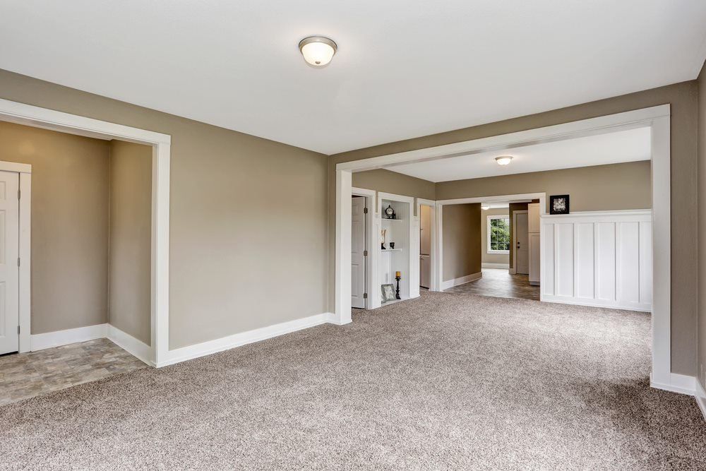 Open Area With Grey Walls And Carpet Floor - Carpets in South Burnett, QLD