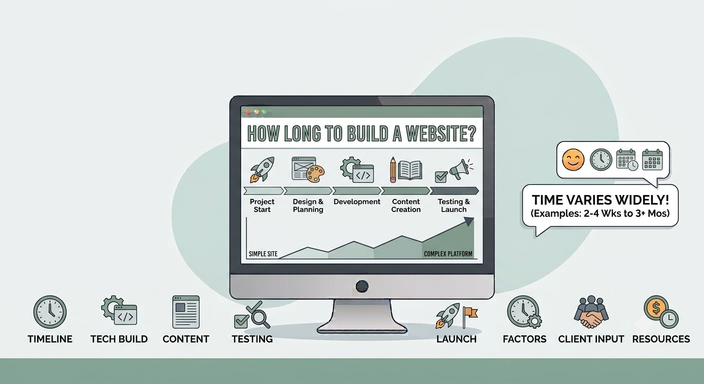 How long does it take to build a website in Jacksonville FL