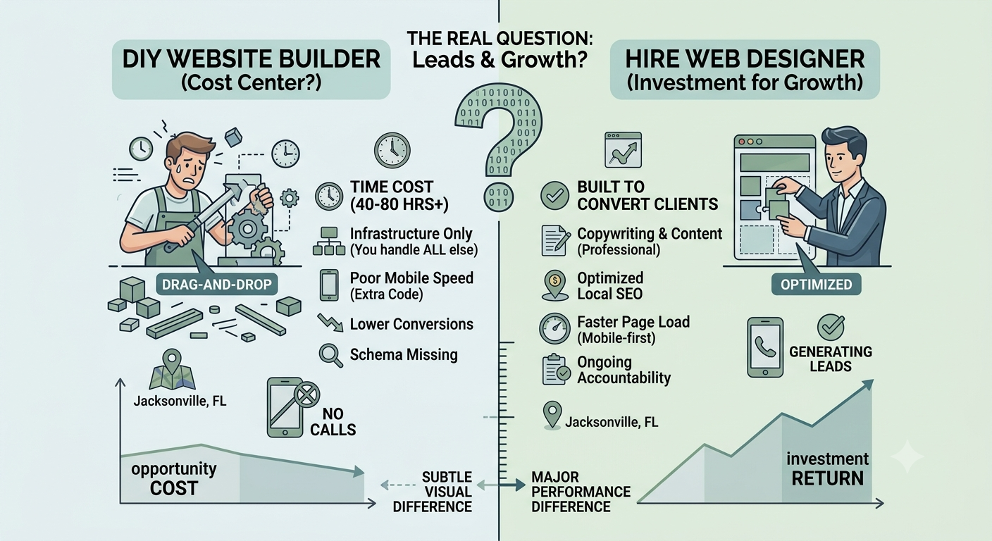 Should I build my own website or hire a web designer — Charm Digital Marketing