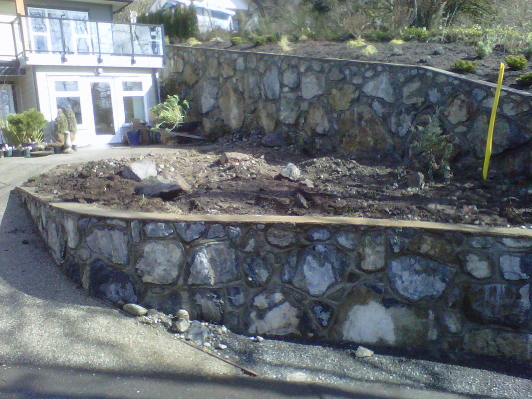 landscaping on sloping terrain
