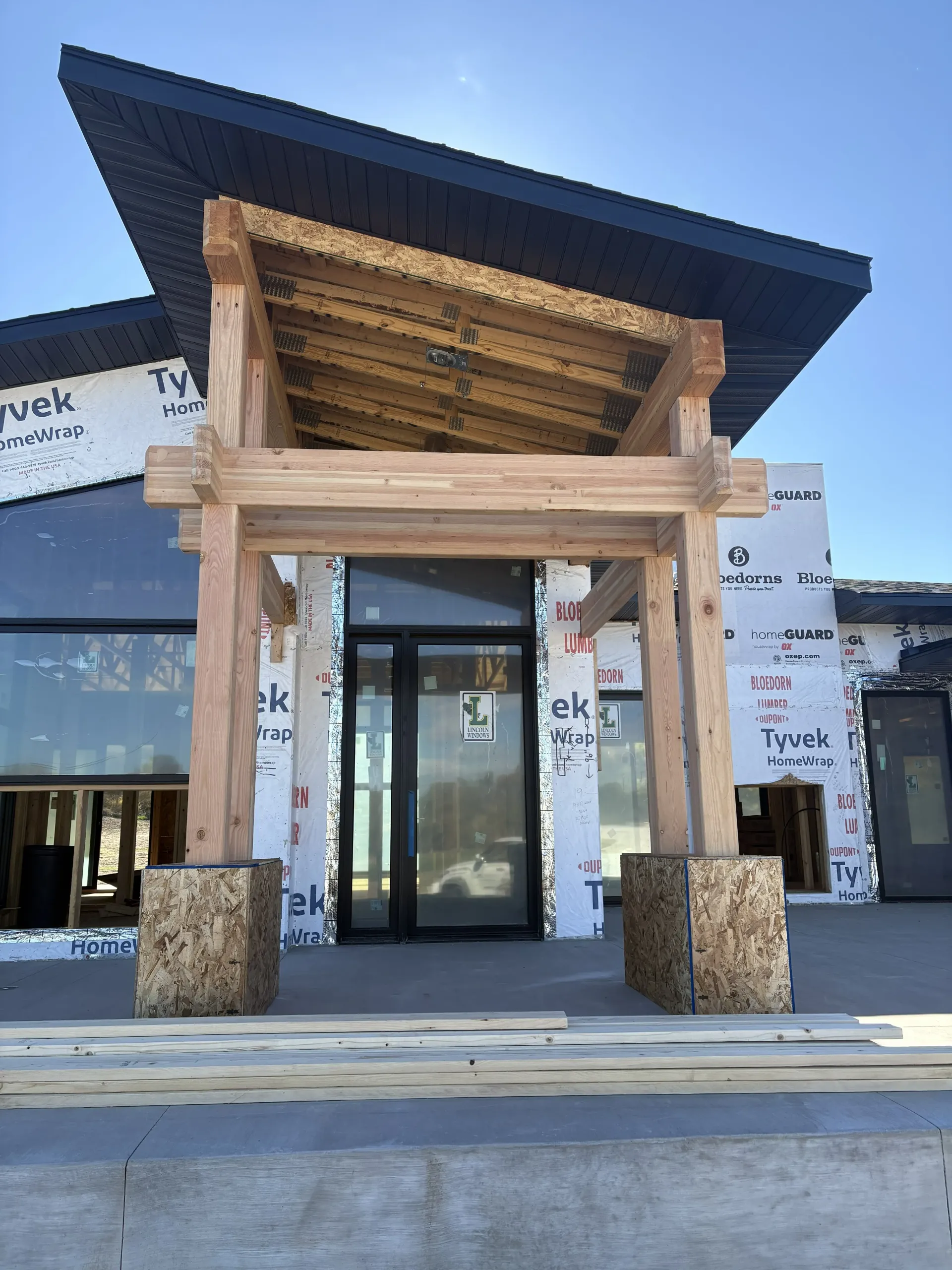 custom concrete home builder Sheridan WY