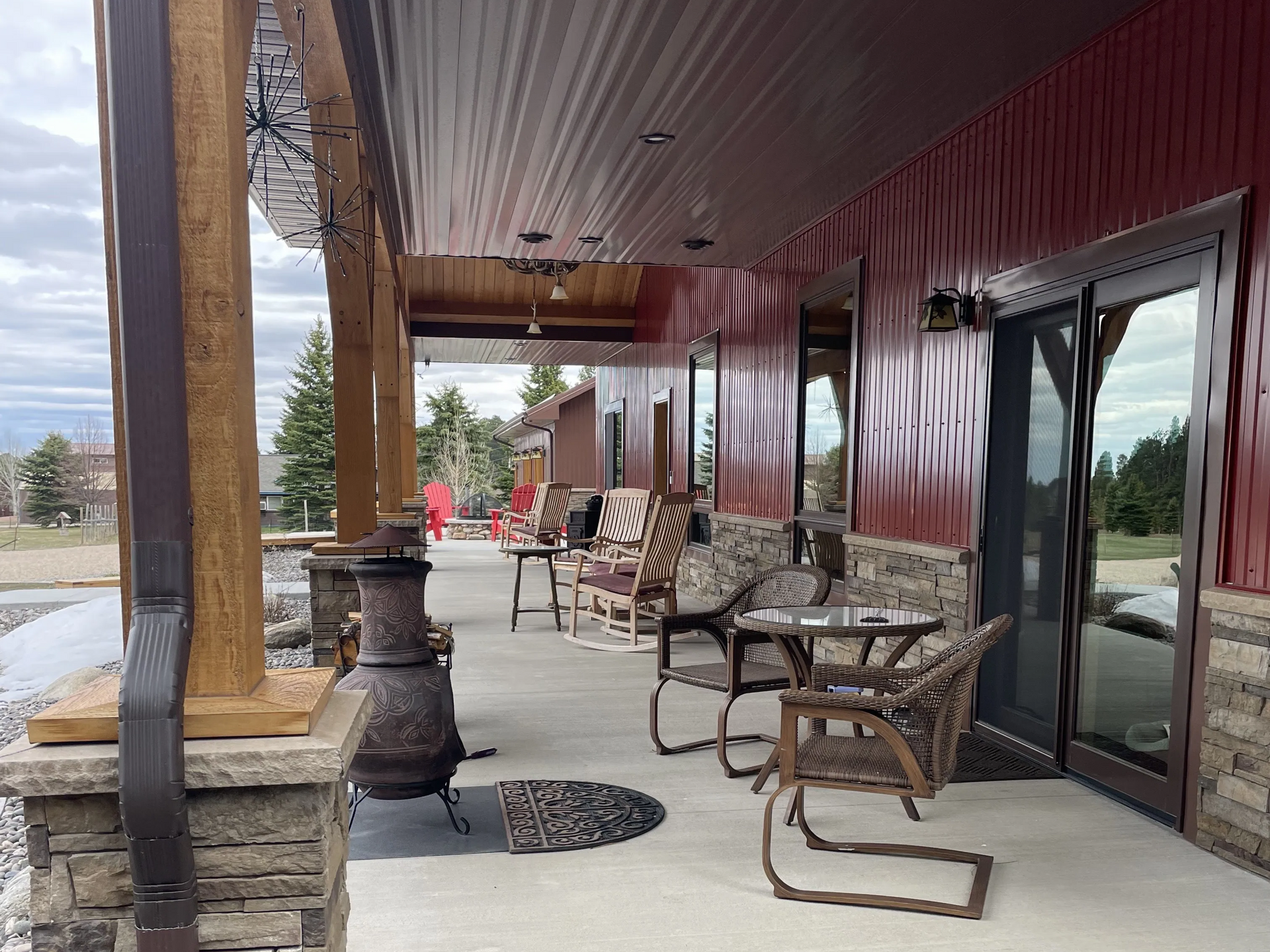 barndominium contractor Sheridan patio