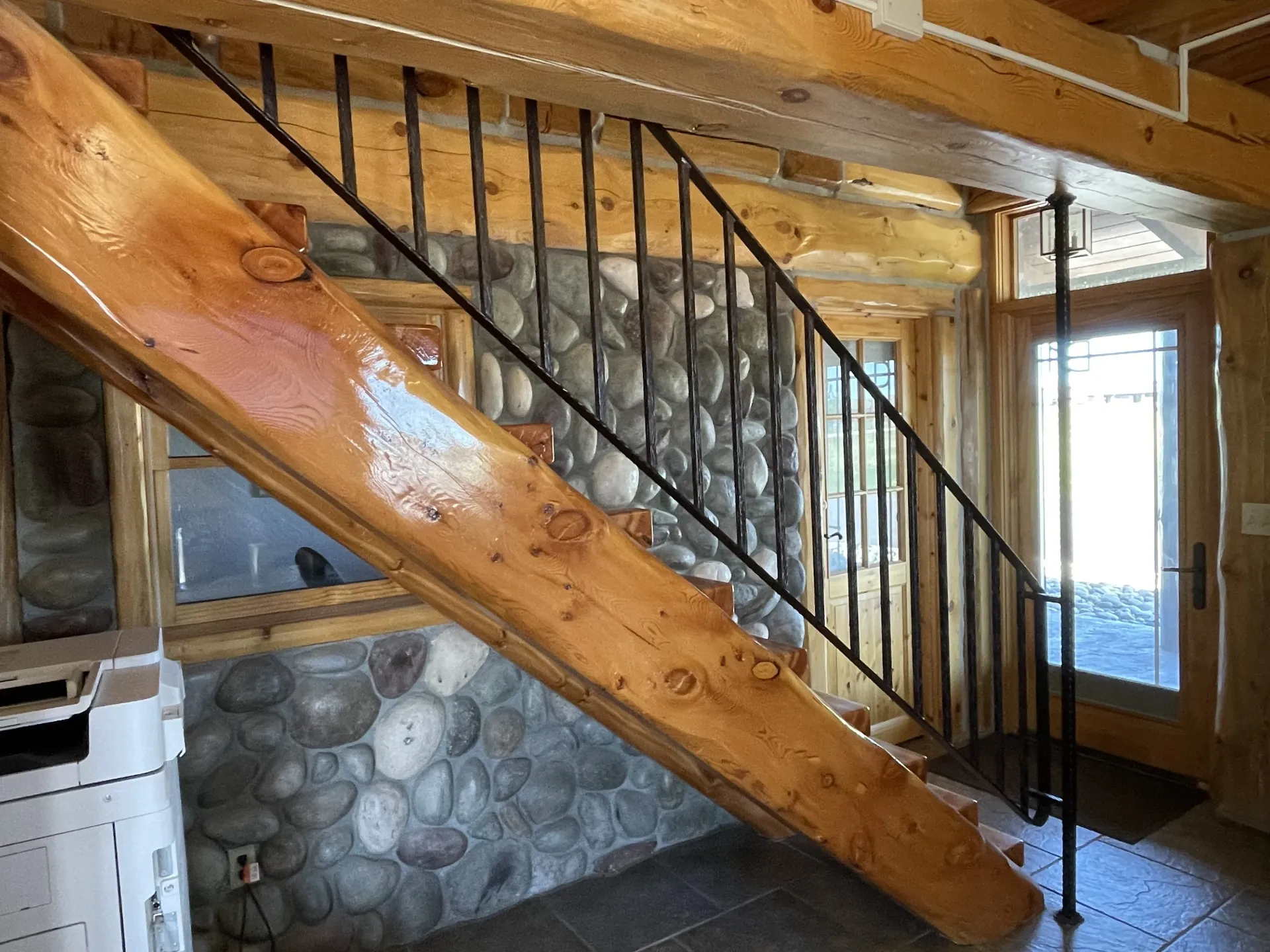 custom home builder Ranchester stairs