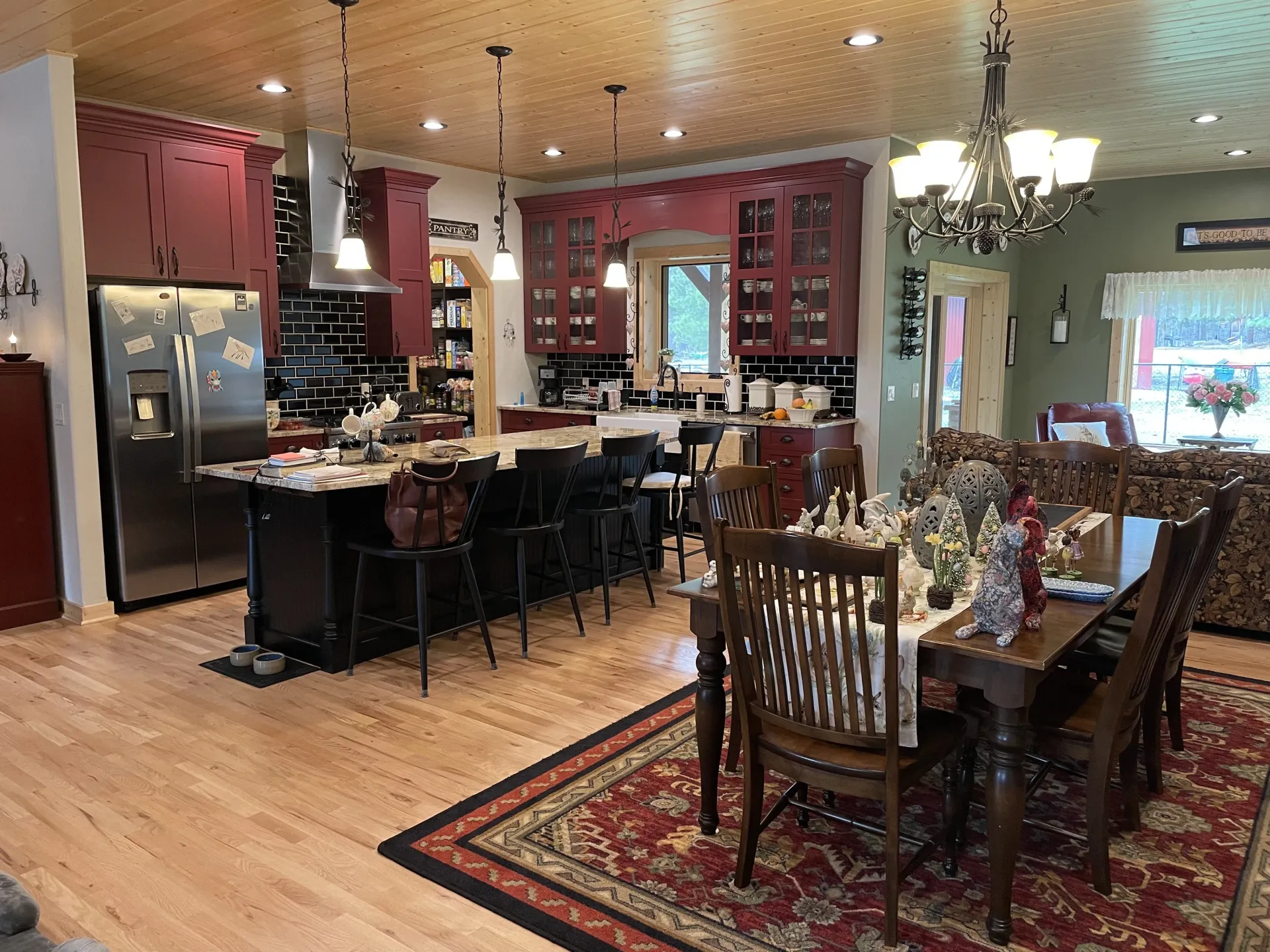 custom home builder Sheridan County kitchen
