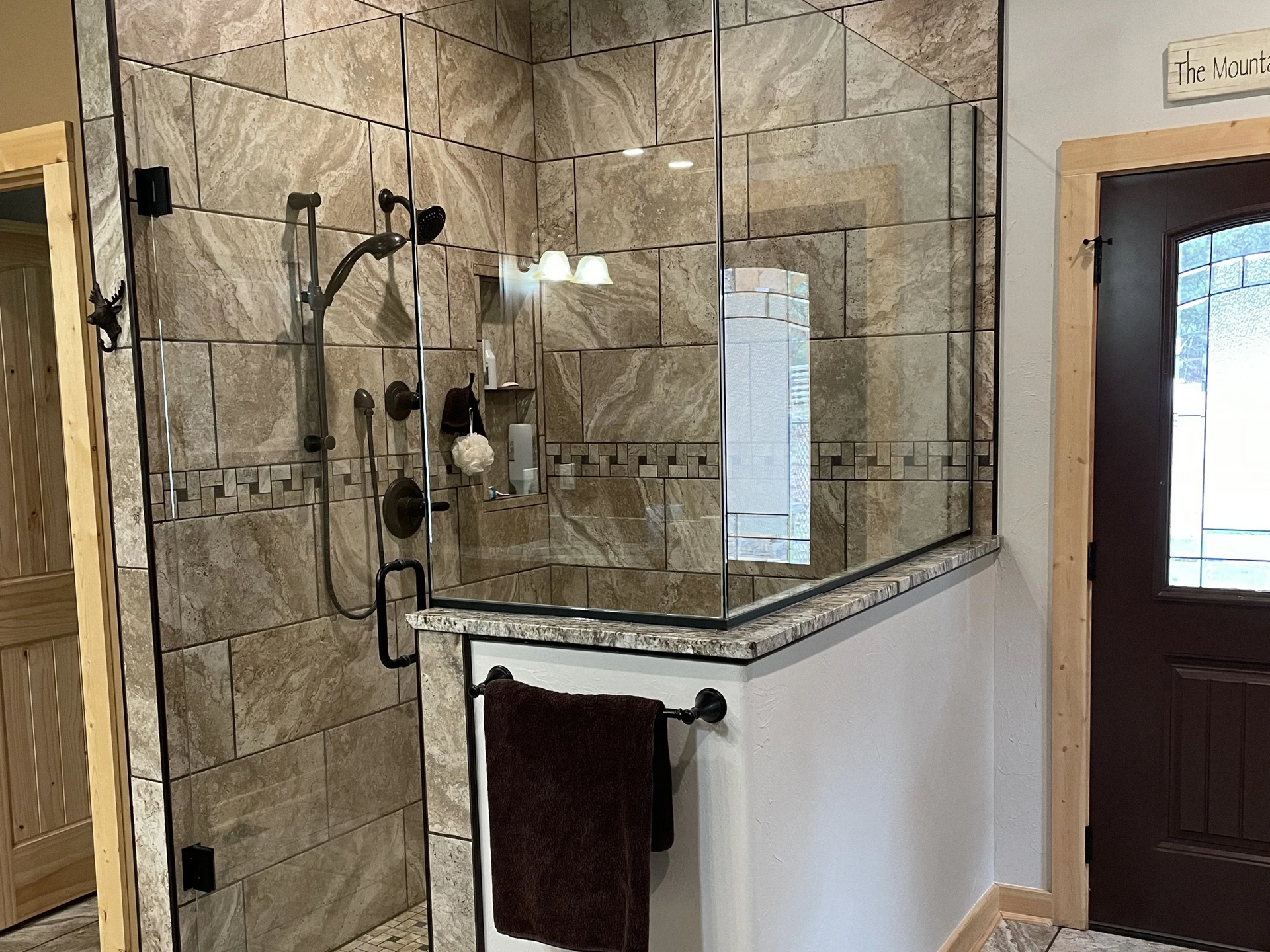 custom home builder cost Sheridan shower