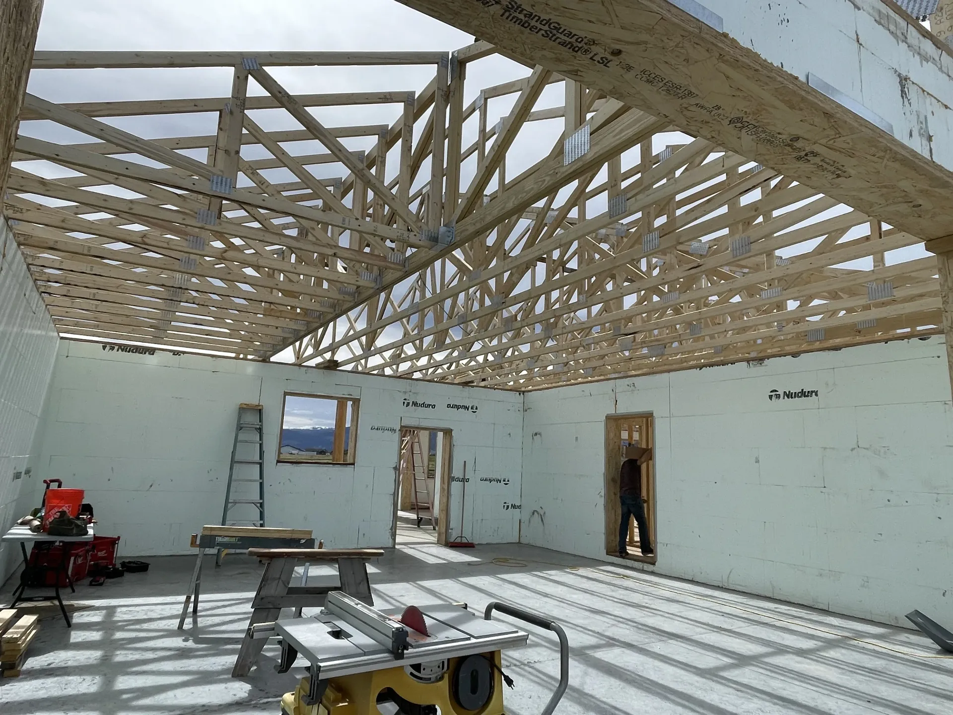 Custom concrete home construction sheridan wy