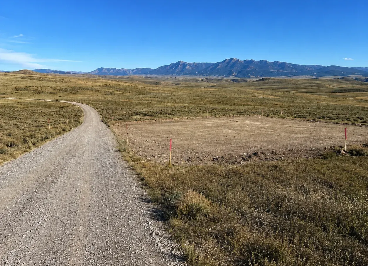 Build on your land Sheridan County Wyoming custom concrete home rural site planning