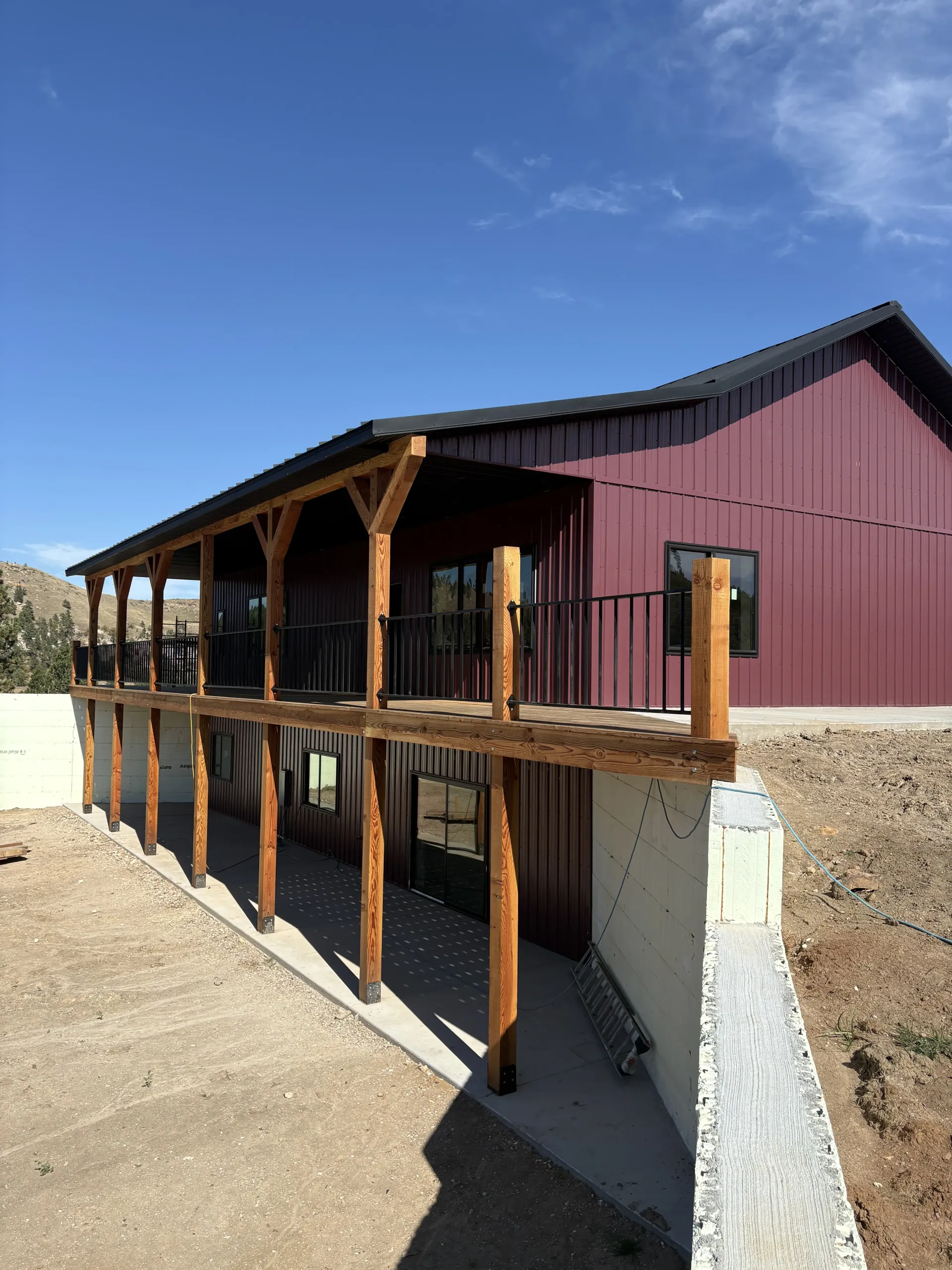 Post frame construction Sheridan