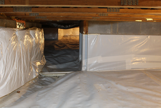 Crawlspace Encapsulation — Hickory, NC — Hudson Plumbing & Electric Crawlspace Encapsulation — Hickory, NC — Hudson Plumbing & Electric
