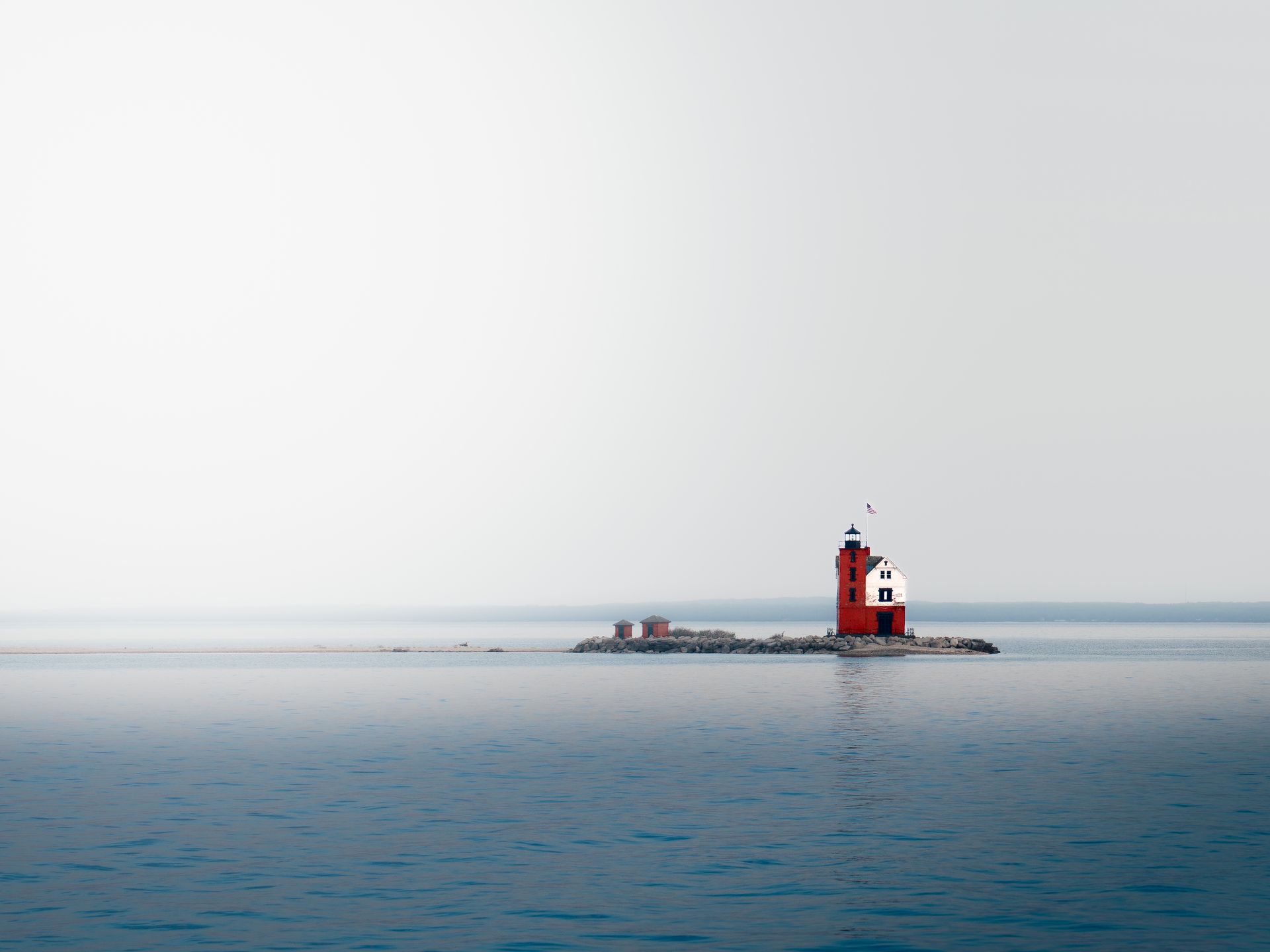 LIGHTHOUSE ON A FOGGY DAY