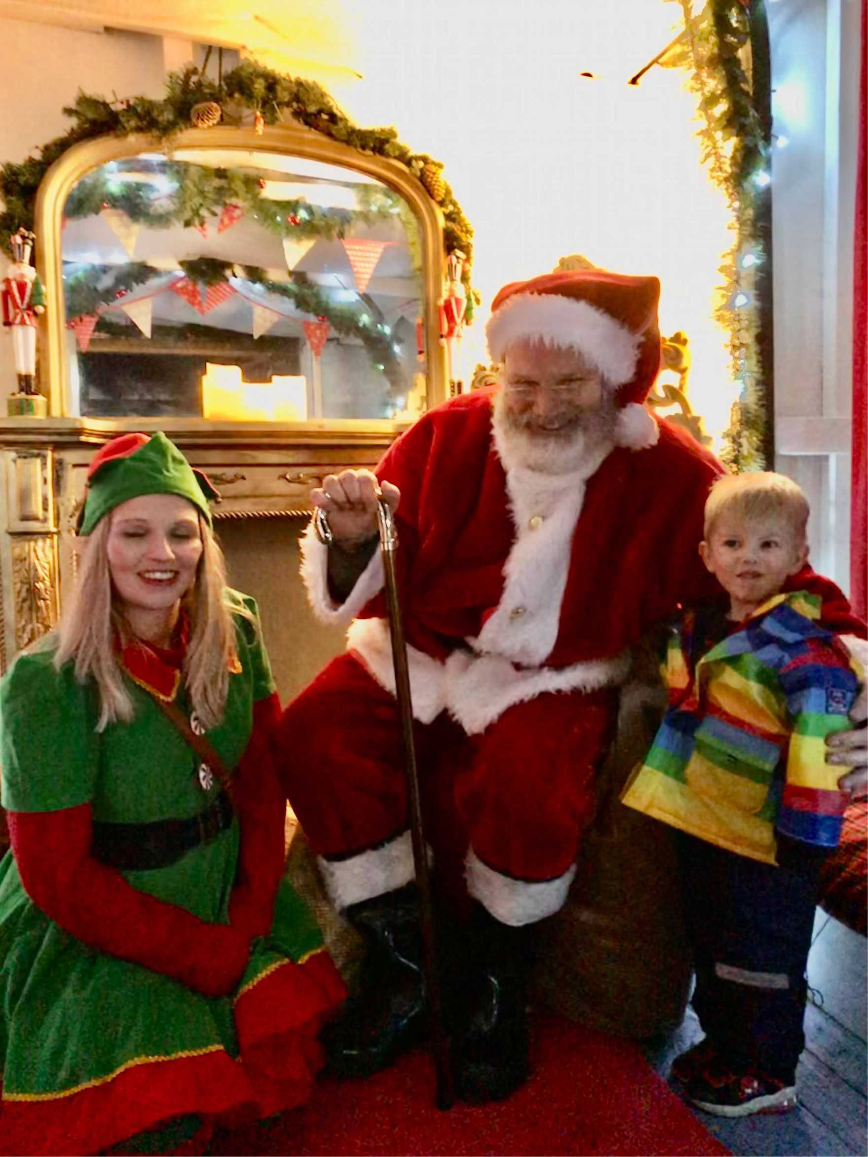 Father Christmas at the Westward Ho! Ho! Ho! event here
